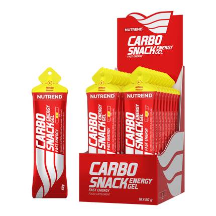 Nutrend Carbo Snack Gel Energético Lemon Sachet 50g x18 Unidades – Energía Rápida Chile