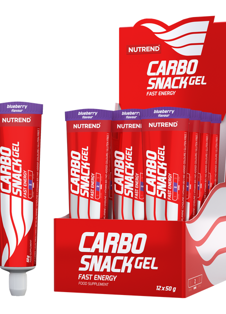 Nutrend Carbosnack Gel Energético Blueberry Tubo 50g x12 – Energía Rápida Chile