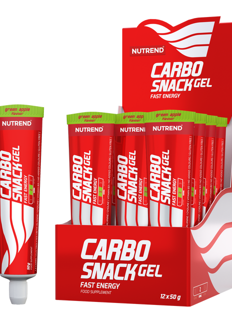 Nutrend Carbo Snack Gel Energético Green Apple Tubo 50g x12 Unidades – Energía Rápida Chile
