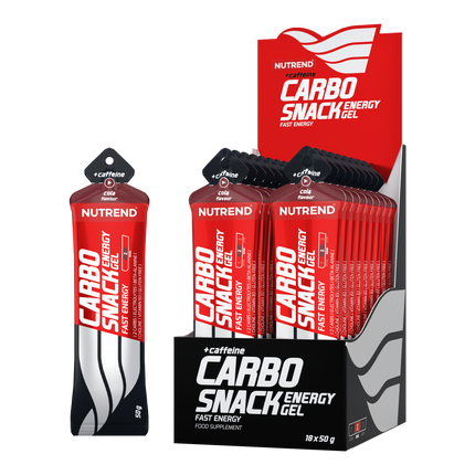 Nutrend Carbosnack Gel Energético con Cafeína Cola Sachet 50g x18 Chile