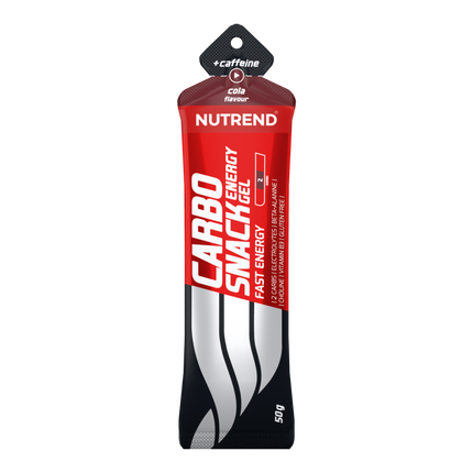 Nutrend Carbosnack Gel Energético con Cafeína Cola Sachet 50g x18 Chile