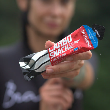 Nutrend Carbosnack Gel Energético con Cafeína Cola Sachet 50g x18 Chile