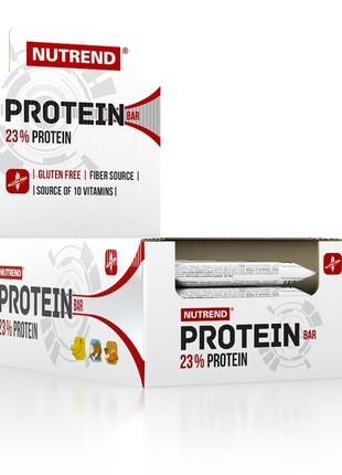 Nutrend Protein Bar Frutilla 23% Proteína – Caja 24 Barras 55g Chile