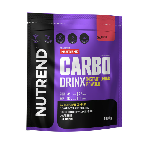 Nutrend Carbo Drink 1000 gramos 22 servicios - Rapida absorción, Energía rapida - Watermelon