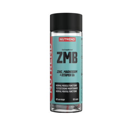 Nutrend ZMB Zinc, Magnesio y Vitamina B6 – 60 Cápsulas | Descanso y Recuperación Chile