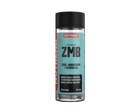 Nutrend ZMB Zinc, Magnesio y Vitamina B6 – 60 Cápsulas | Descanso y Recuperación Chile