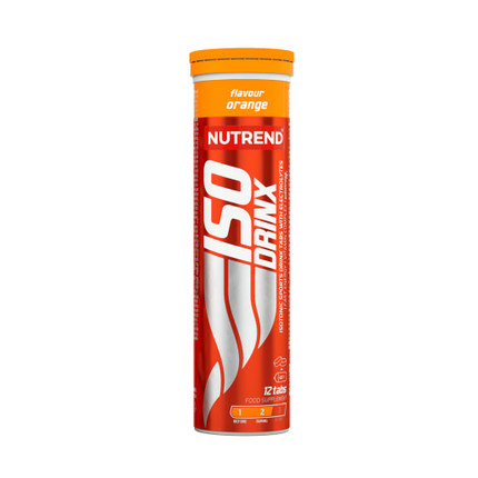 Nutrend Isodrinx Tabs Isotónico Efervescente Naranja – Tubo 12 Tabletas con Electrolitos Chile