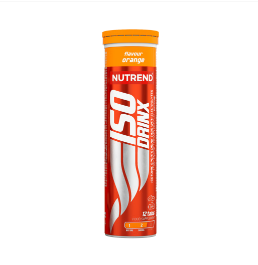Nutrend Isodrinx Tabs Isotónico Efervescente Naranja – Tubo 12 Tabletas con Electrolitos Chile