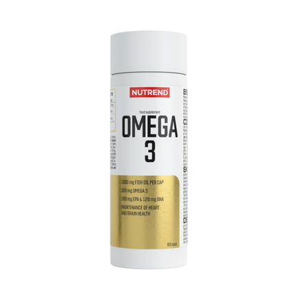 Nutrend Omega 3 60 Cápsulas | Ácidos Grasos EPA & DHA · Salud Cardiovascular y Cerebral