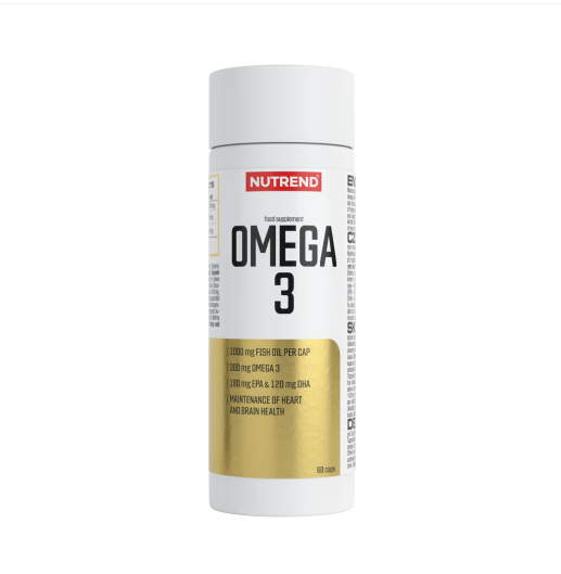 Nutrend Omega 3 60 Cápsulas | Ácidos Grasos EPA & DHA · Salud Cardiovascular y Cerebral
