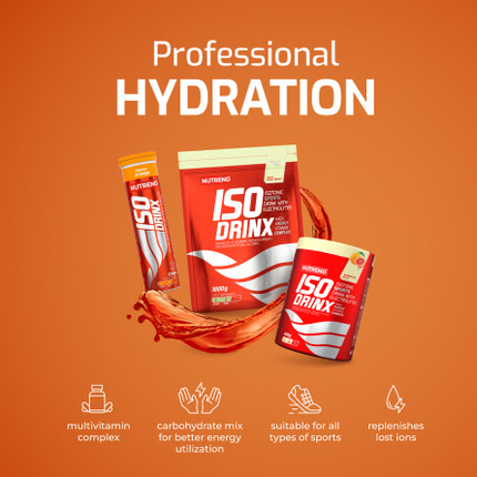 Nutrend Isodrinx 1000 g | Bebida Isotónica en Polvo · Hidratación y Reposición de Electrolitos