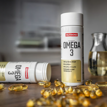 Nutrend Omega 3 60 Cápsulas | Ácidos Grasos EPA & DHA · Salud Cardiovascular y Cerebral
