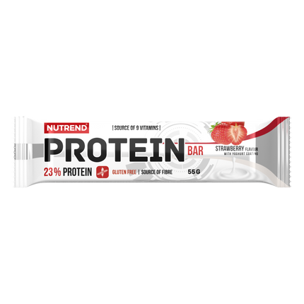 Nutrend Protein Bar Frutilla 23% Proteína – Caja 24 Barras 55g Chile