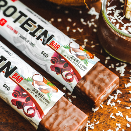 Nutrend Protein Bar Coco en Chocolate de Leche 23% Proteína – Caja 24 Barras 55g Chile