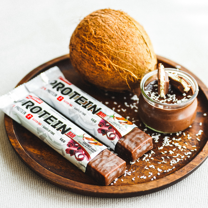 Nutrend Protein Bar Coco en Chocolate de Leche 23% Proteína – Caja 24 Barras 55g Chile